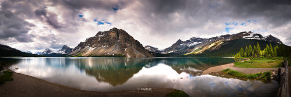 A Quiet Moment at Bow Lake
