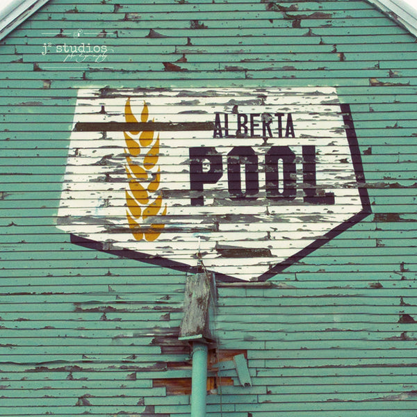 Alberta Wheat Pool 20x20" Big Matted Print