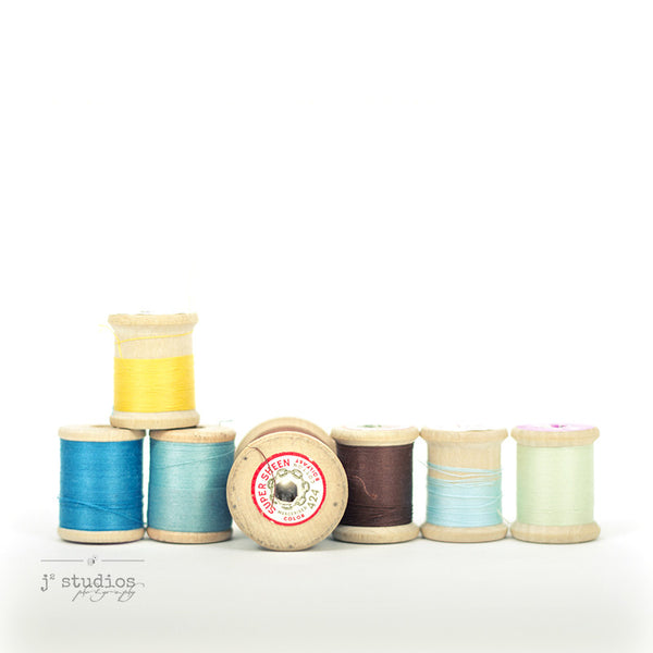 Vintage Threads - Retro Antique Photography Art Print