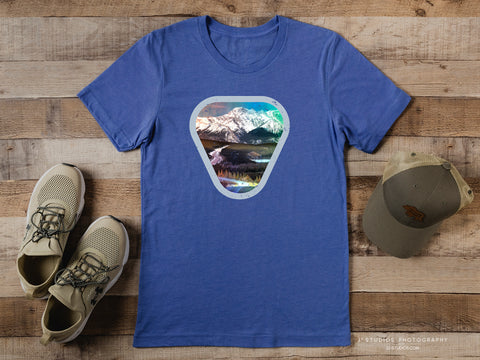 Scenic Drive Mens Unisex Retro T-Shirt