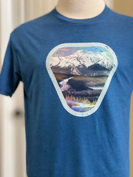 Scenic Drive Mens Unisex Retro T-Shirt