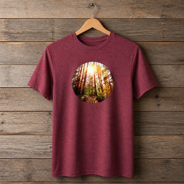 The Woods Mens Unisex Retro T-Shirt