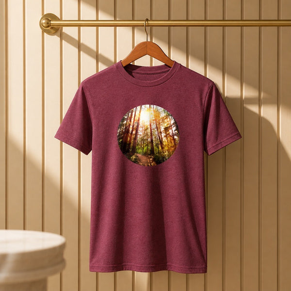 The Woods Mens Unisex Retro T-Shirt