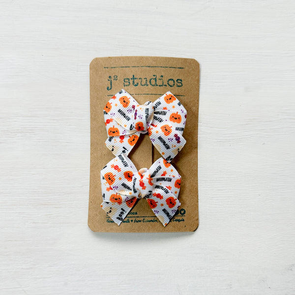 Hair Bow Clips - Halloween