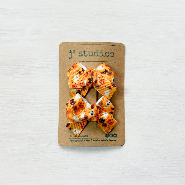 Hair Bow Clips - Halloween