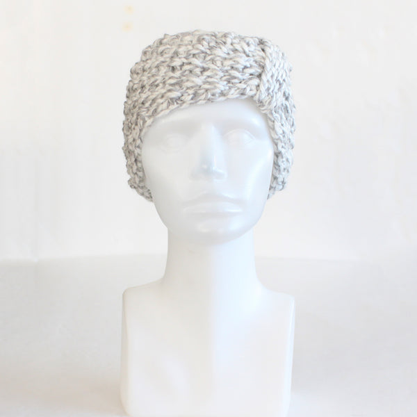 Marble Bow-Style Knit Headband - J² Studios