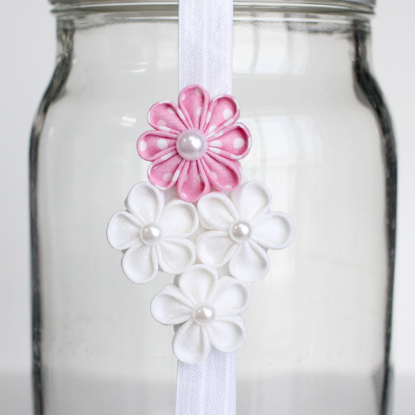 Clustered Flower Headband