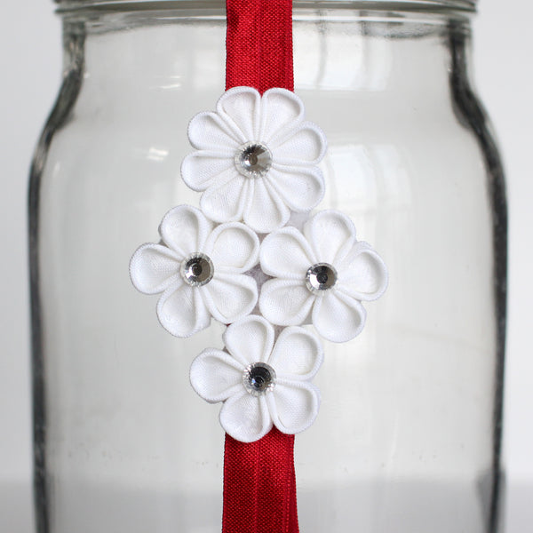 Clustered Flower Headband