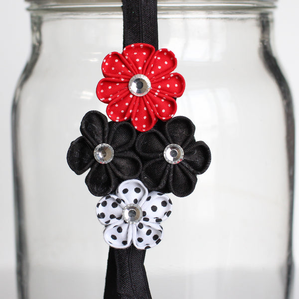 Clustered Flower Headband