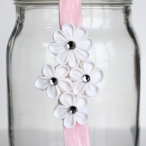 Clustered Flower Headband