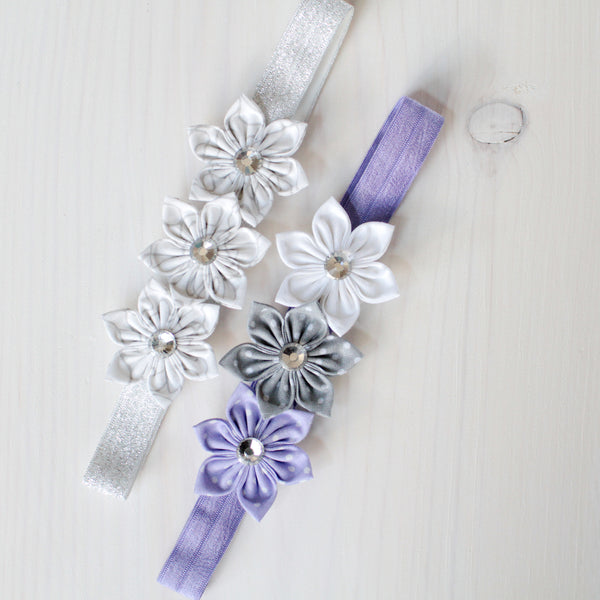 Triple Flower Headband