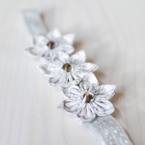 Triple Flower Headband