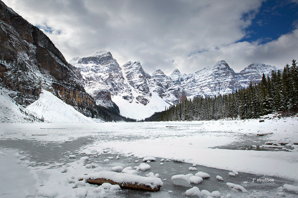 Moraine Lake Winter