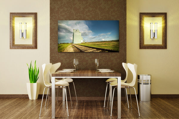 Bawlf Photo Print Hanging in Dining Room