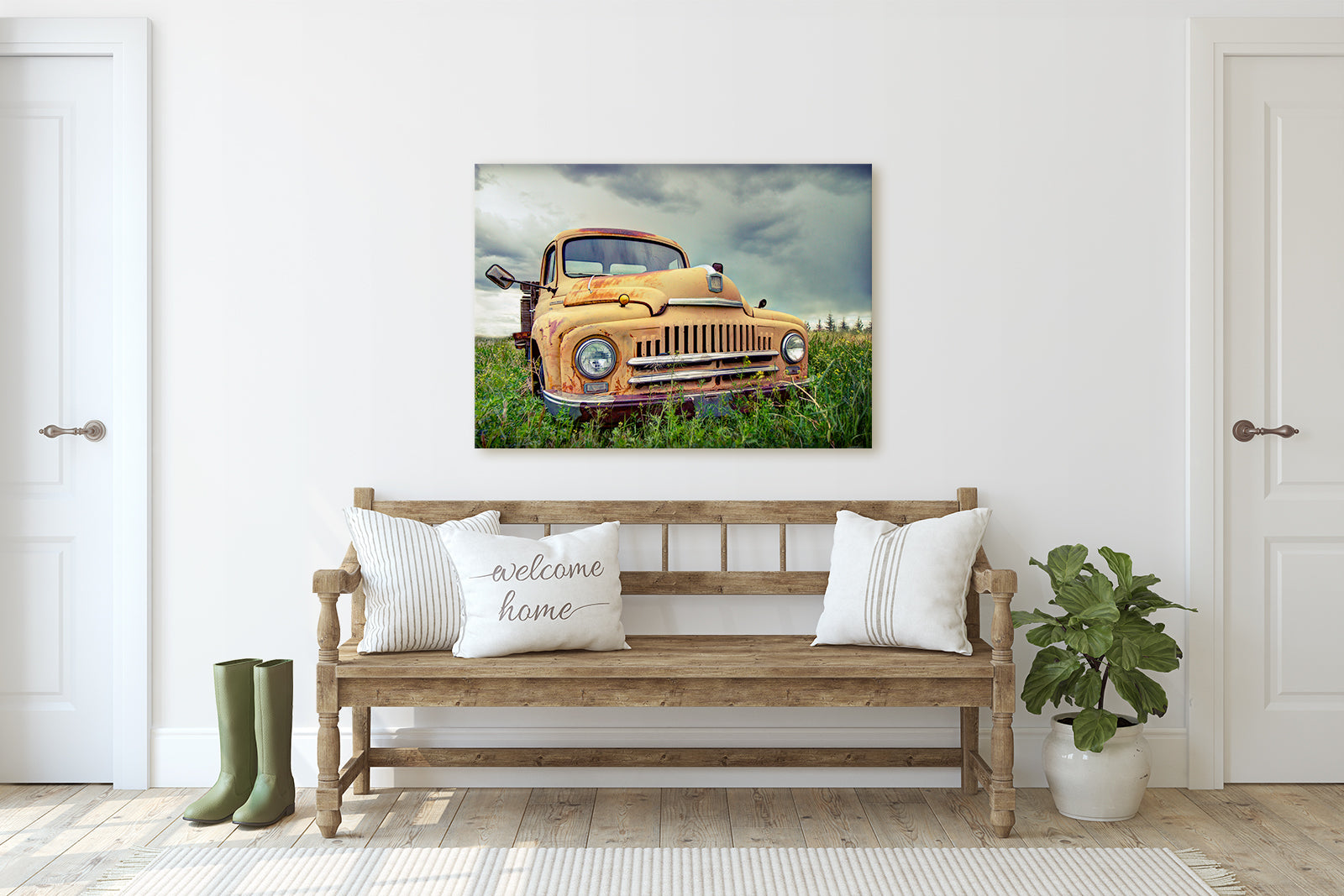 Limited Edition Gallery Wrapped Canvas of International Truck