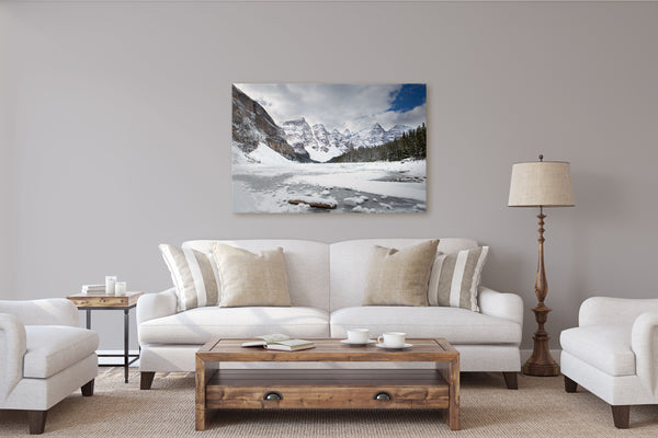 Moraine Lake Winter