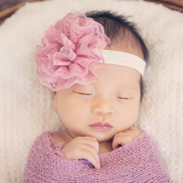 Ruffle Flower Headband