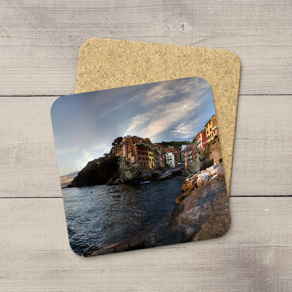 Photo Coasters of Riomaggiore in Cinque Terre Italy by Photographer Larry Jang
