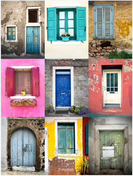 Doors and Windows Collage
