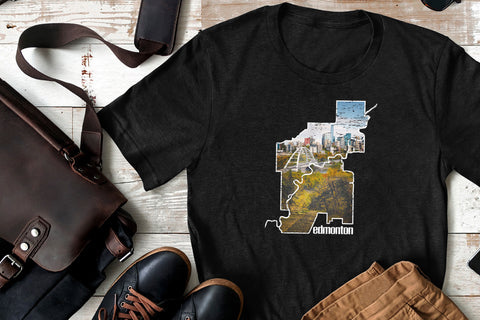 Explore Edmonton Retro T-Shirt Mens Unisex