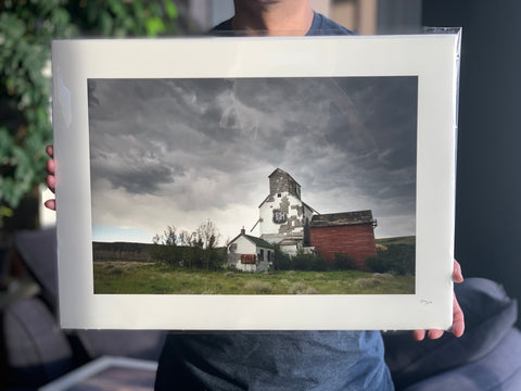 Grain Elevator 16x22" Fine Art Paper Print