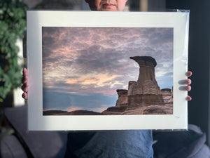 Hoodoos Drumheller Sunset 16x22" Fine Art Paper Print