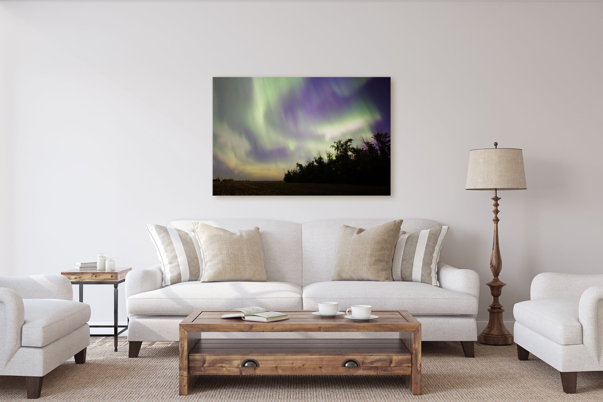 Limited Edition Gallery Wrapped Canvas of Northern Lights