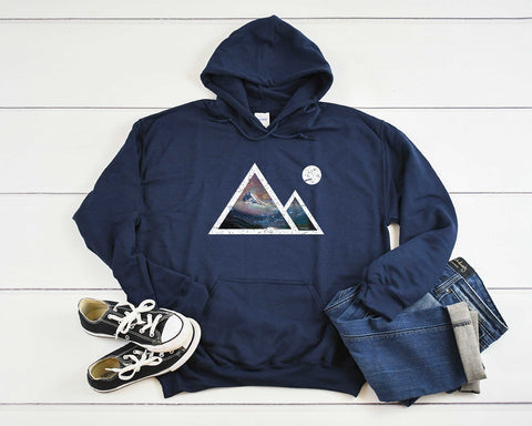 Explore the Mountains Retro Hoodie