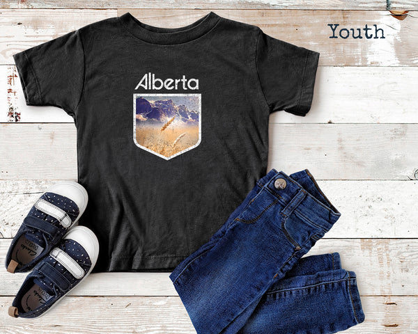 Alberta Life Childrens Retro T-Shirt