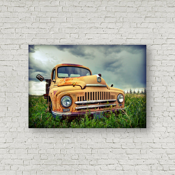 Limited Edition Gallery Wrapped Canvas of International Truck