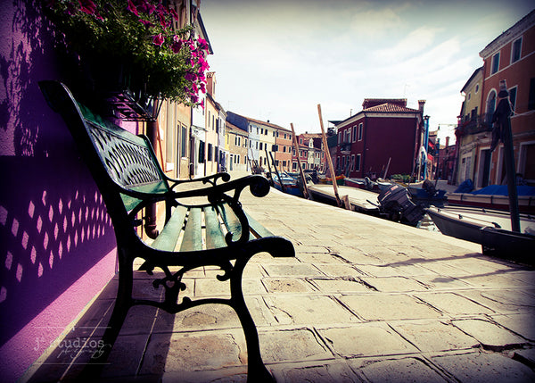 Bench in Burano