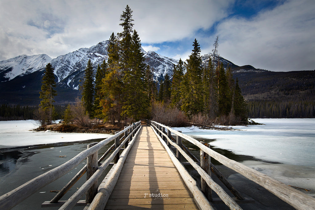 Pyramid Spring Spring Pyramid | Canadian Rockies Print | J² Studios Photography