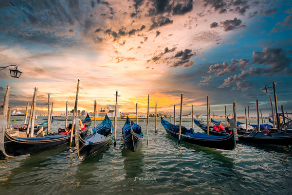 Sunset in Venice