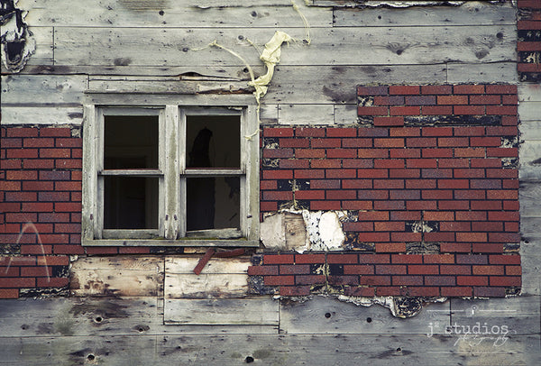 Ramshackle Past #1 is an art print of the layers of an abandoned home in Saskatchewan. Heritage inspired photography.