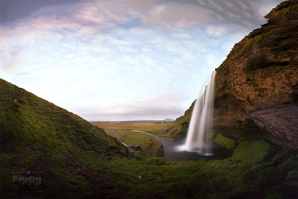 In A Place Called Seljalandsfoss is an image of the famous waterfall in Southern Iceland. Landscape Photography.