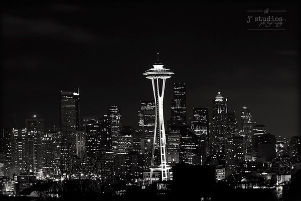 Space Needle - Seattle iconic building photography art print