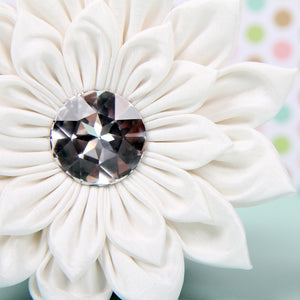 Taffeta Flower Hair Clip