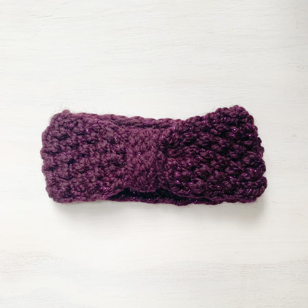 Bow-Style Knit Headband