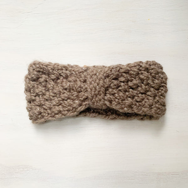 Bow-Style Knit Headband
